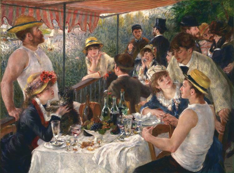 The Luncheon of the Boating Party اثر پیر اگوست رنوآر