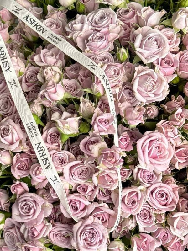 دسته گل رز مینیاتوری یاسی