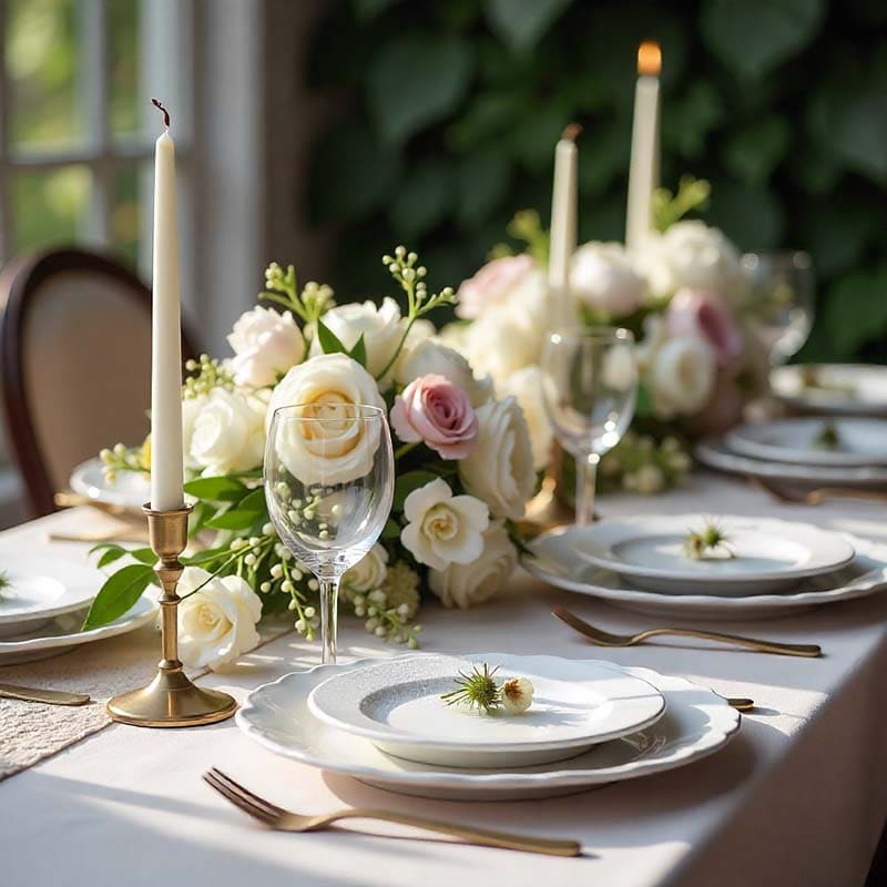 گل آرایی میز