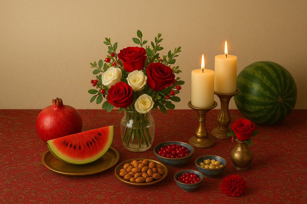 تزئین شب یلدا